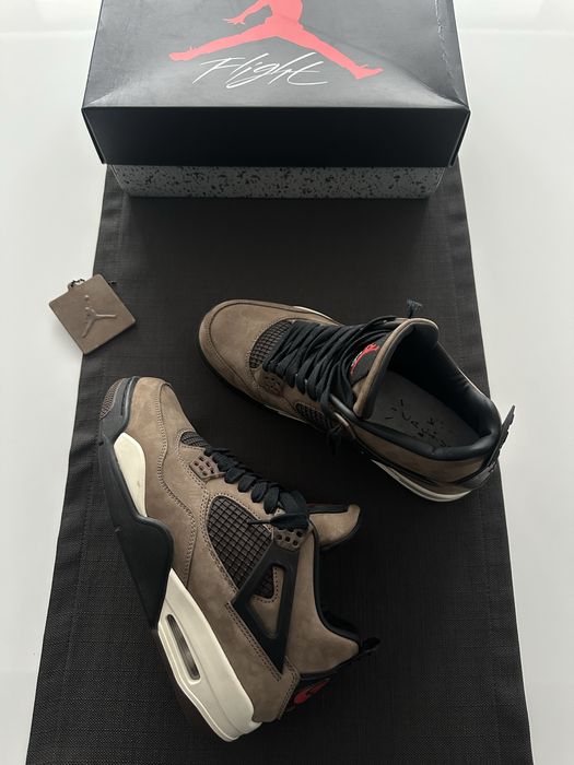 Pantofi Jordan 4 Retro Travis Scott Dark Macho