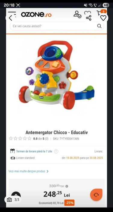 Antemergator Chicco