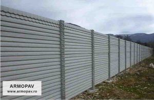 Gard prefabricat decorativ din beton armat Prahova