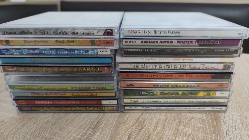 Lot 20 cd originale populara romaneasca