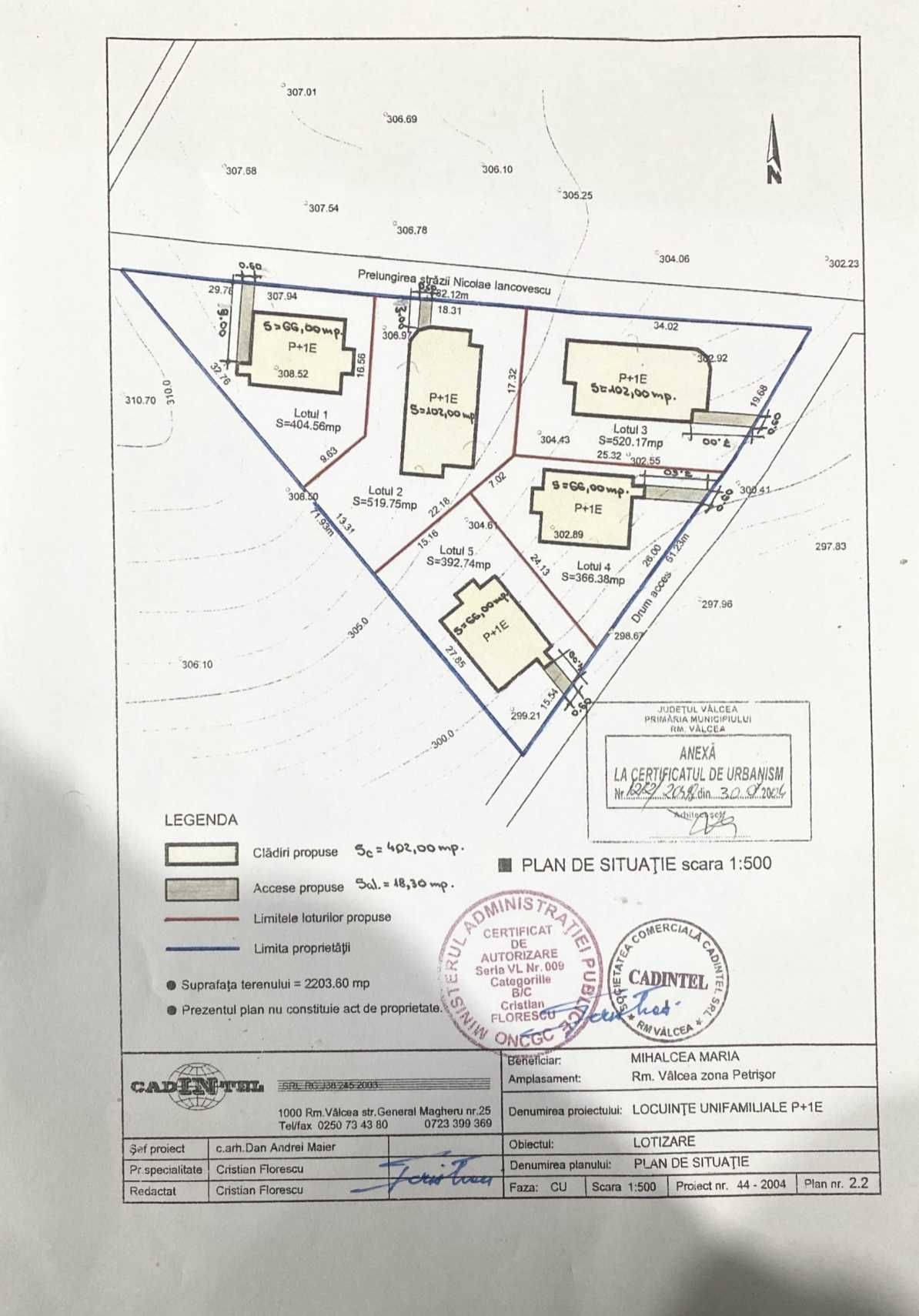 Vand Teren in RAMNICU VALCEA < 1.6km de centru