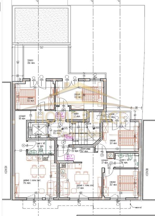 Продава се Тристаен апартамент в Варна, Лятно кино Тракия - 72 кв.м за 2431 €/кв.м - Снимка #1