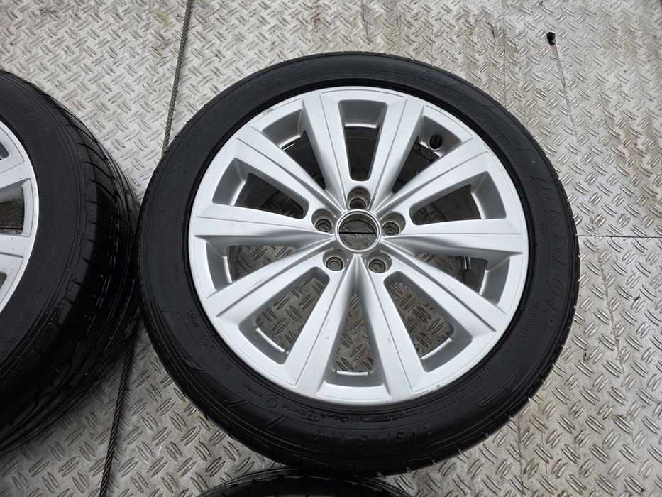 Roti 5x100 Polo,Fabia,Ibiza 215 45 R16 jante originale polo 6R