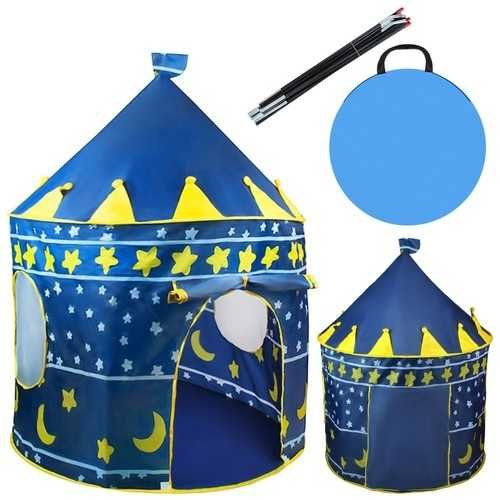 Детска палатка за игра + чанта за съхранение -135х105 см, Розова, Синя