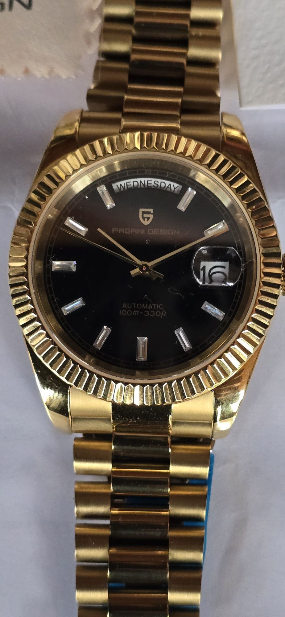 Rolex President automatik/homage/gold цвят miyota 8285/ japan /механиз