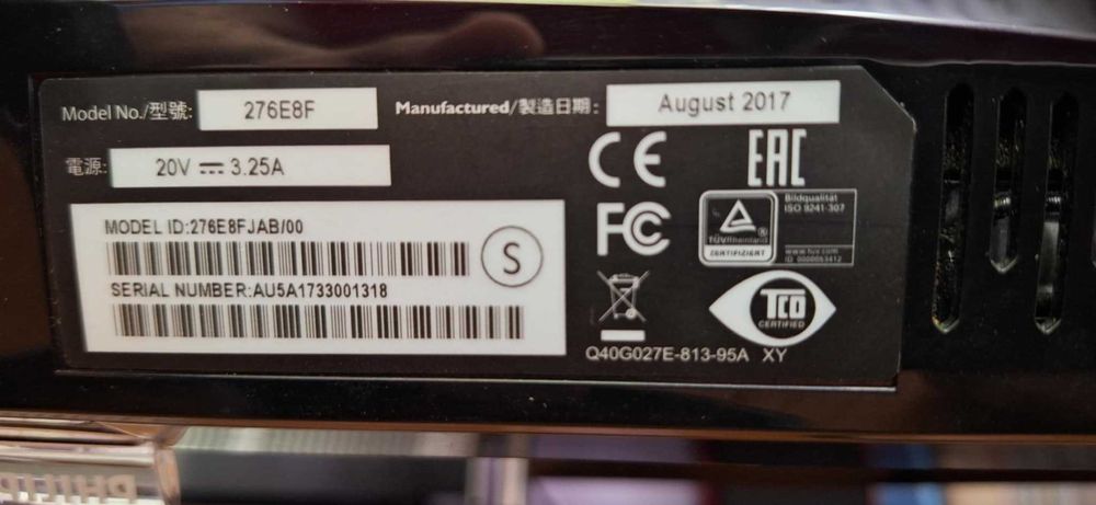 Monitor PC Philips 276E