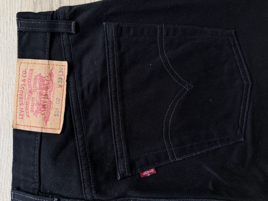 Blugi LEVIS 521 UK Negru 1985 Barbati | Marime 33 x 32 (Talie 85 cm)