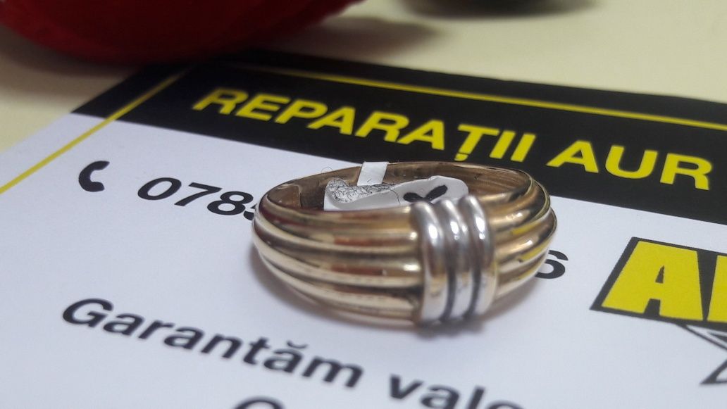 inel din aur de 14k(m2) staramanet