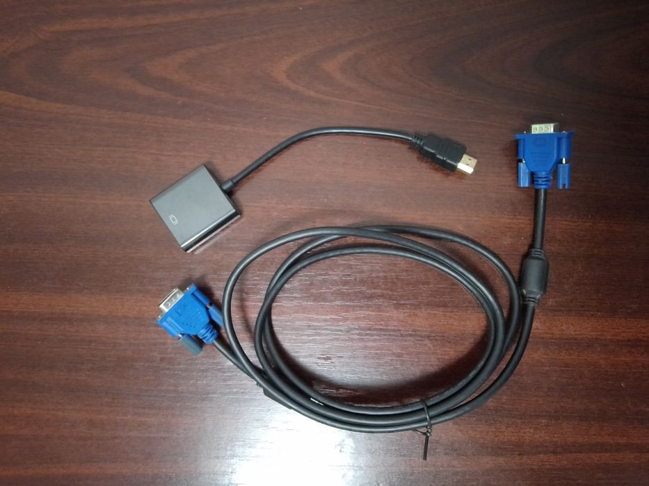 Cablu VGA și adaptor hdmi to vga