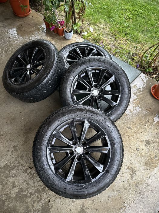 Jante BMW 5*120 cu Anvelope Dunlop M+S 225/60/17