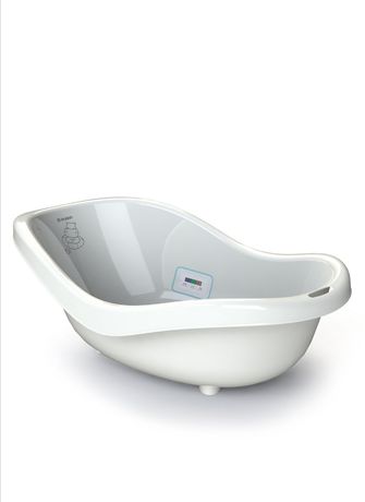 Ванночка для купания Olsson с термометром, белый цвет