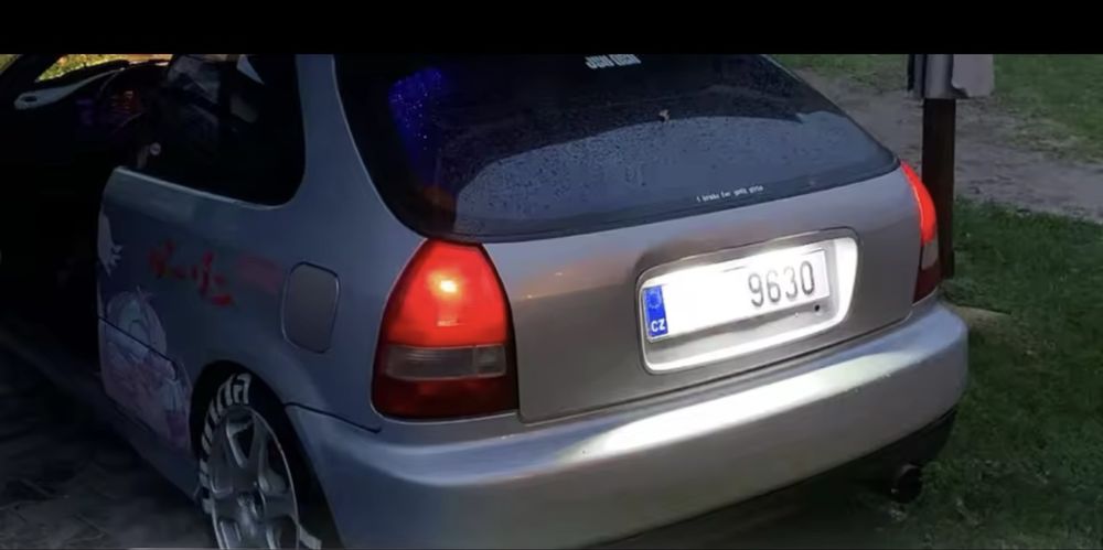 LED плафони за номера на Honda Civic EJ EK EM EK9 EK4 Del Sol 92-00