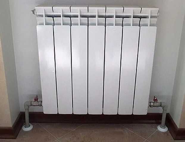 Установка батареи