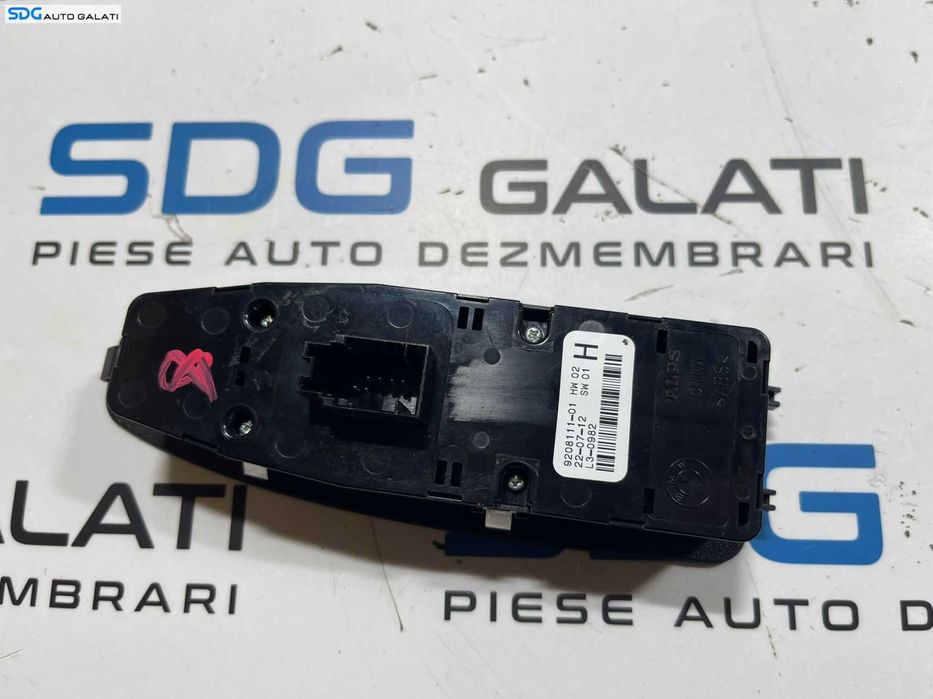 Butoane Geamuri Electrice de la Portiera Stanga Fata Sofer BMW Seria 3 F30 2010 - 2018 Cod 728934604 9208111-01 [N0001]