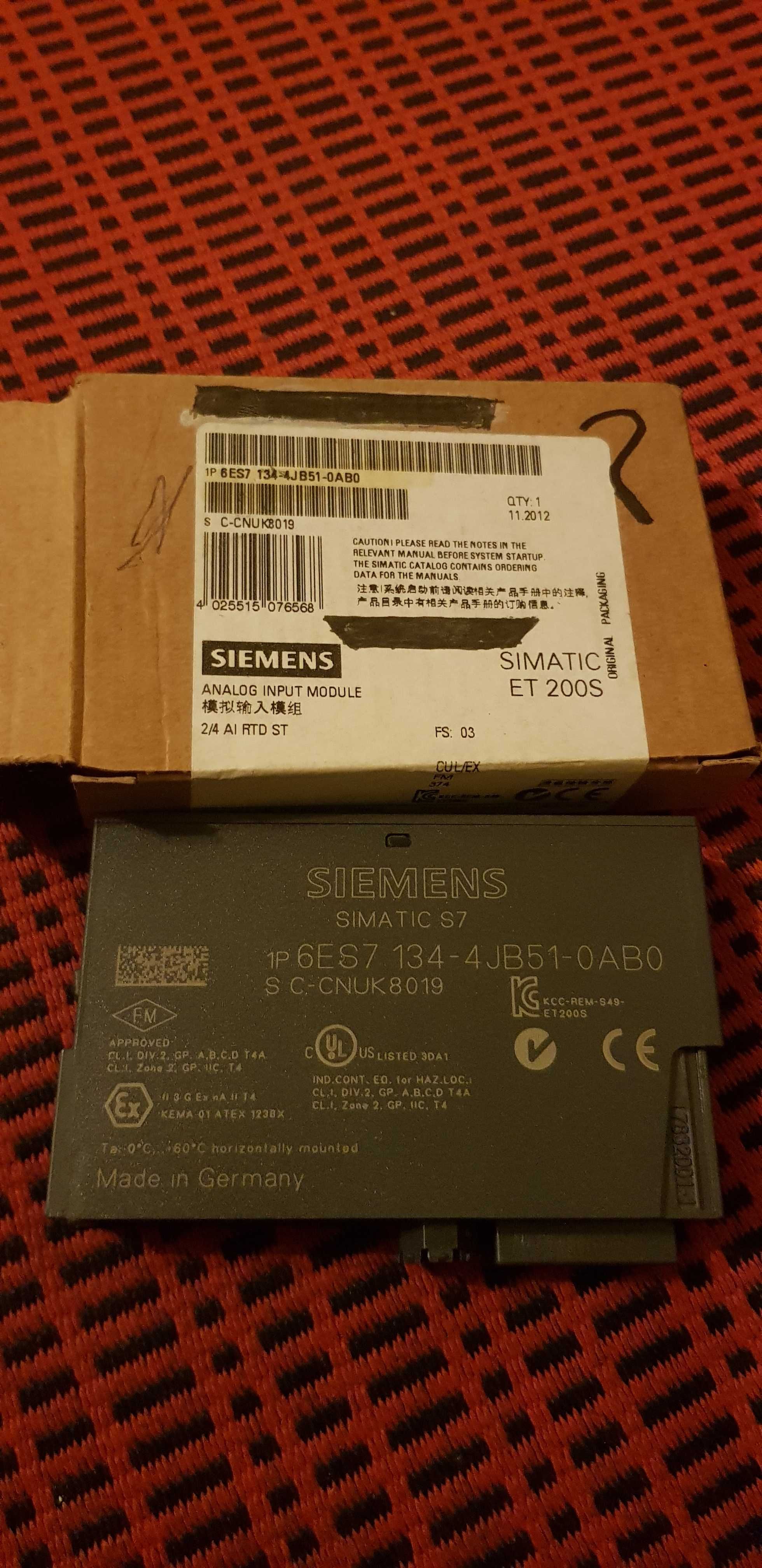 Modul electronic analog Siemens Simatic ET200S