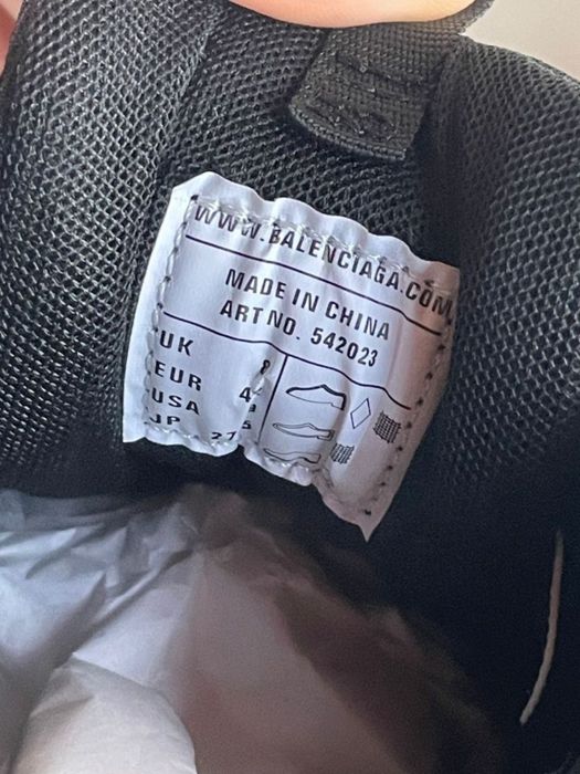 (Mărimi: 43) Balenciaga Track Negru