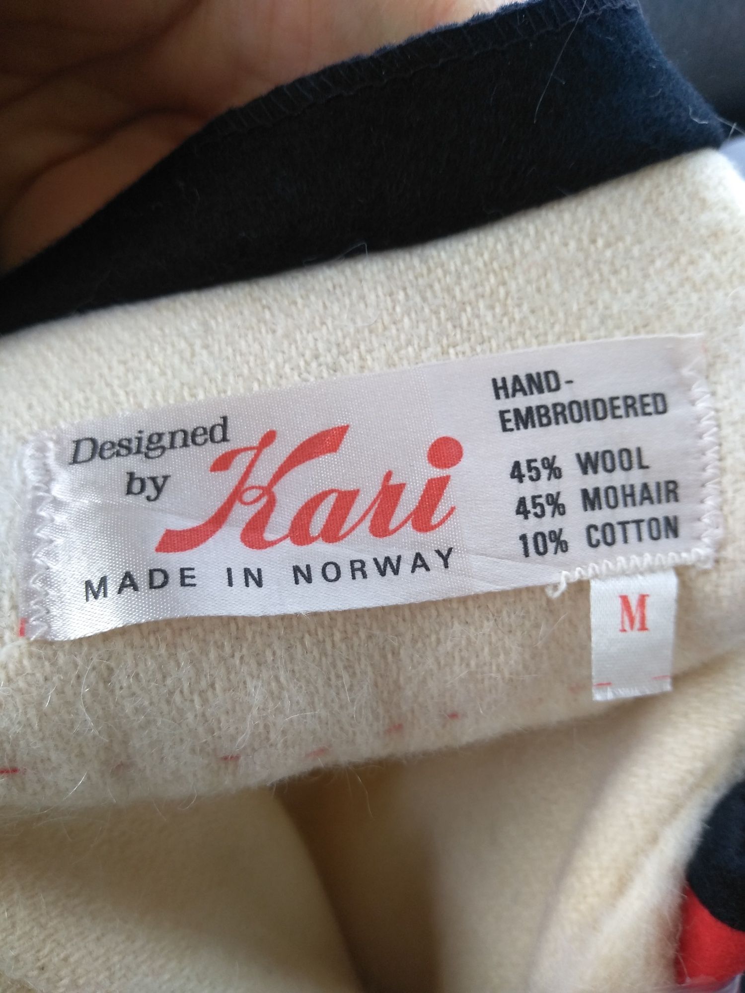 Jachetă folk Femei Kari Tradițional Norvegia Lână Mohair wool