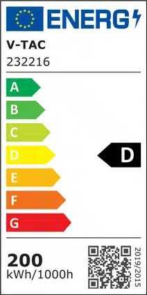 LED Прожектор 200W V-tac с CREE диоди 22960 лумена  6 години гаранция