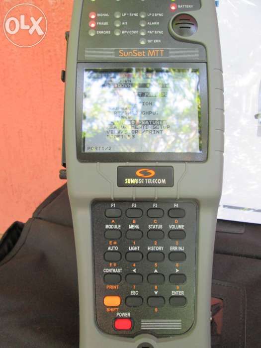 Tester LAN Ethernet Sunrise Telecom MTT-50[