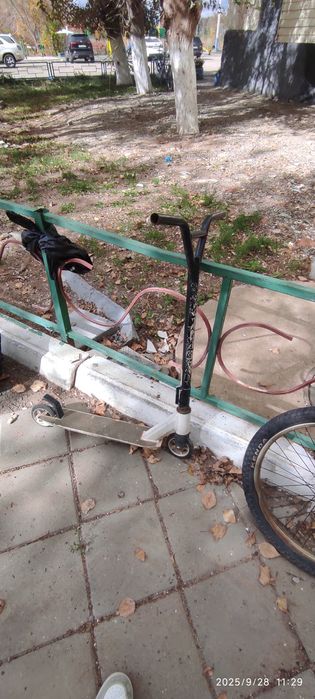 Трюковой самокат в идеальной состоянии