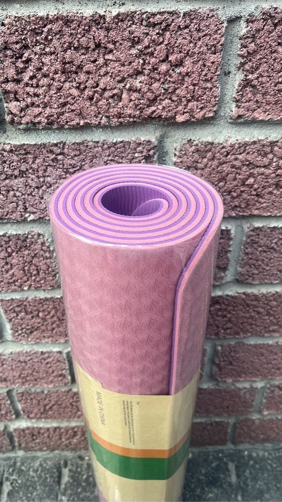 Коврик доя йоги yoga mat TPE 6mm