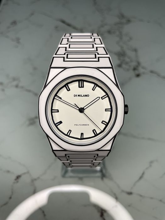 Ceas D1 Milano White Sketch