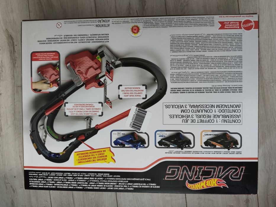 Set Circuit De Curse Formula 1 Cu Masinute, Hot Wheels, 100x10cm