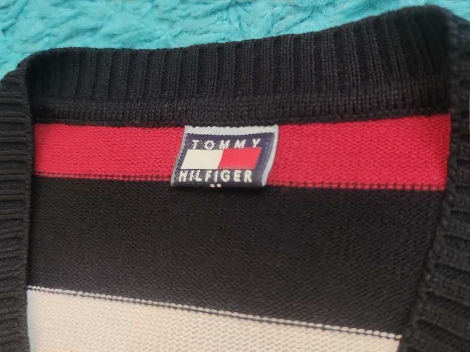 Pulover Tommy Hilfiger - Striped Red&Black