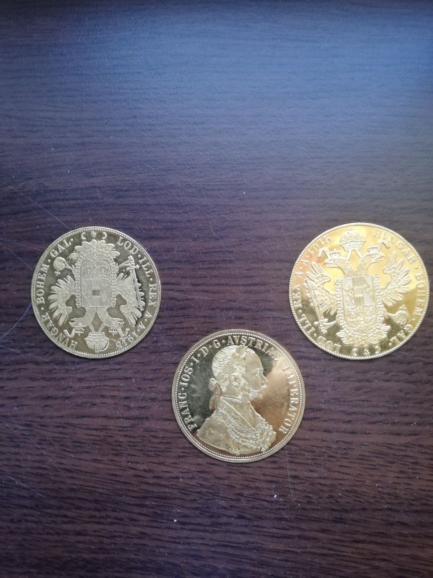 Moneda aur 24k,Franz Joseph, 4 Ducați Austria