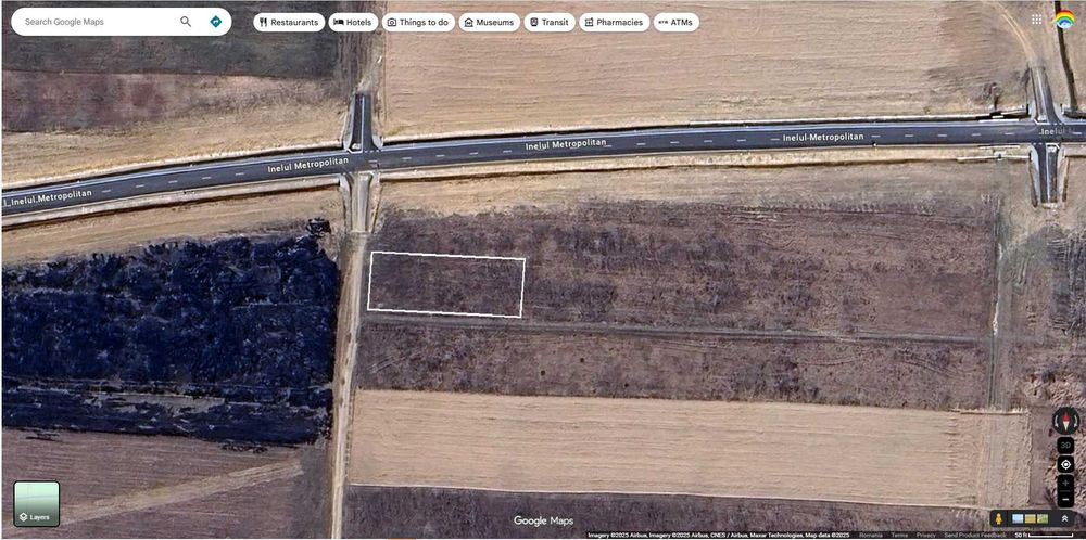 Teren Cihei langa Inelul Metropolitan 1000m2 - intravilan PUZ PUD