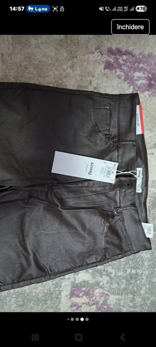 Pantaloni piele ecologica
