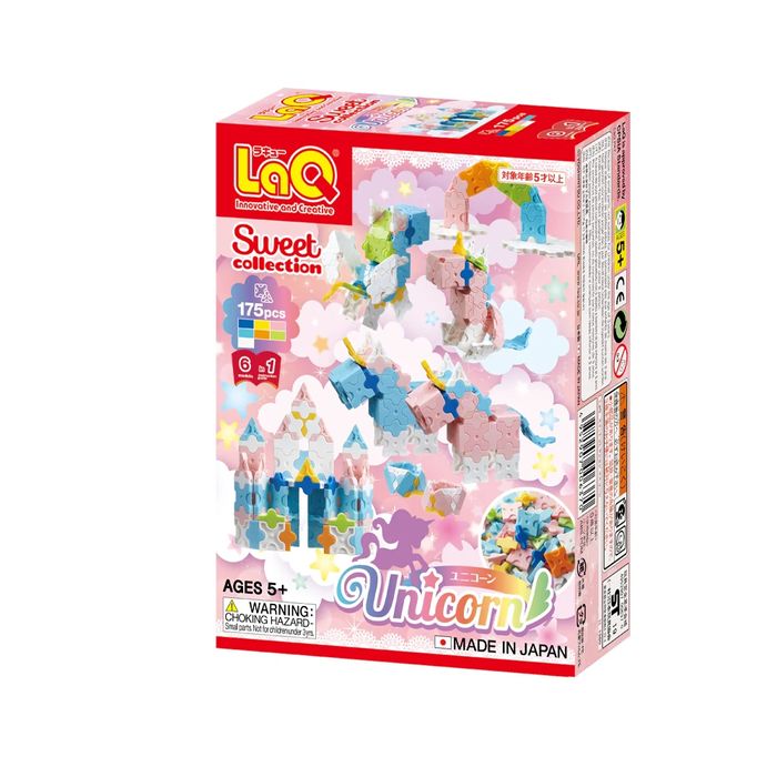 Японски Детски конструктори LaQ Sweet Collection UNICORN, 175 части