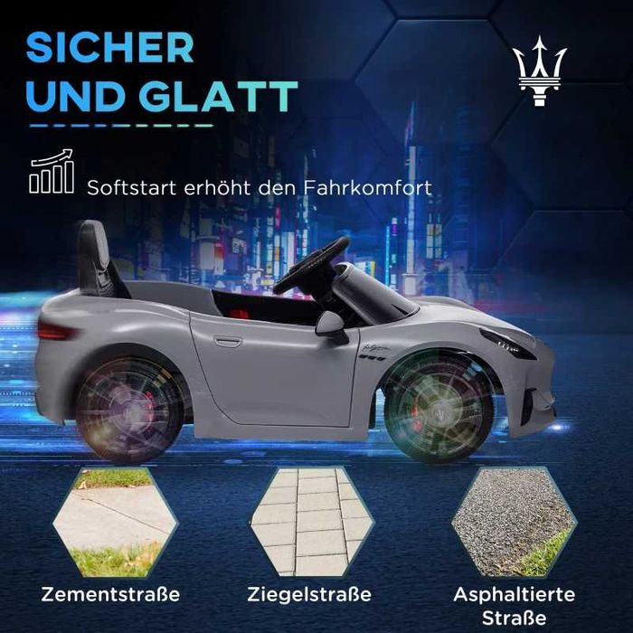 12V Детска електрическа кола Maserati Gran Turismo Folgore