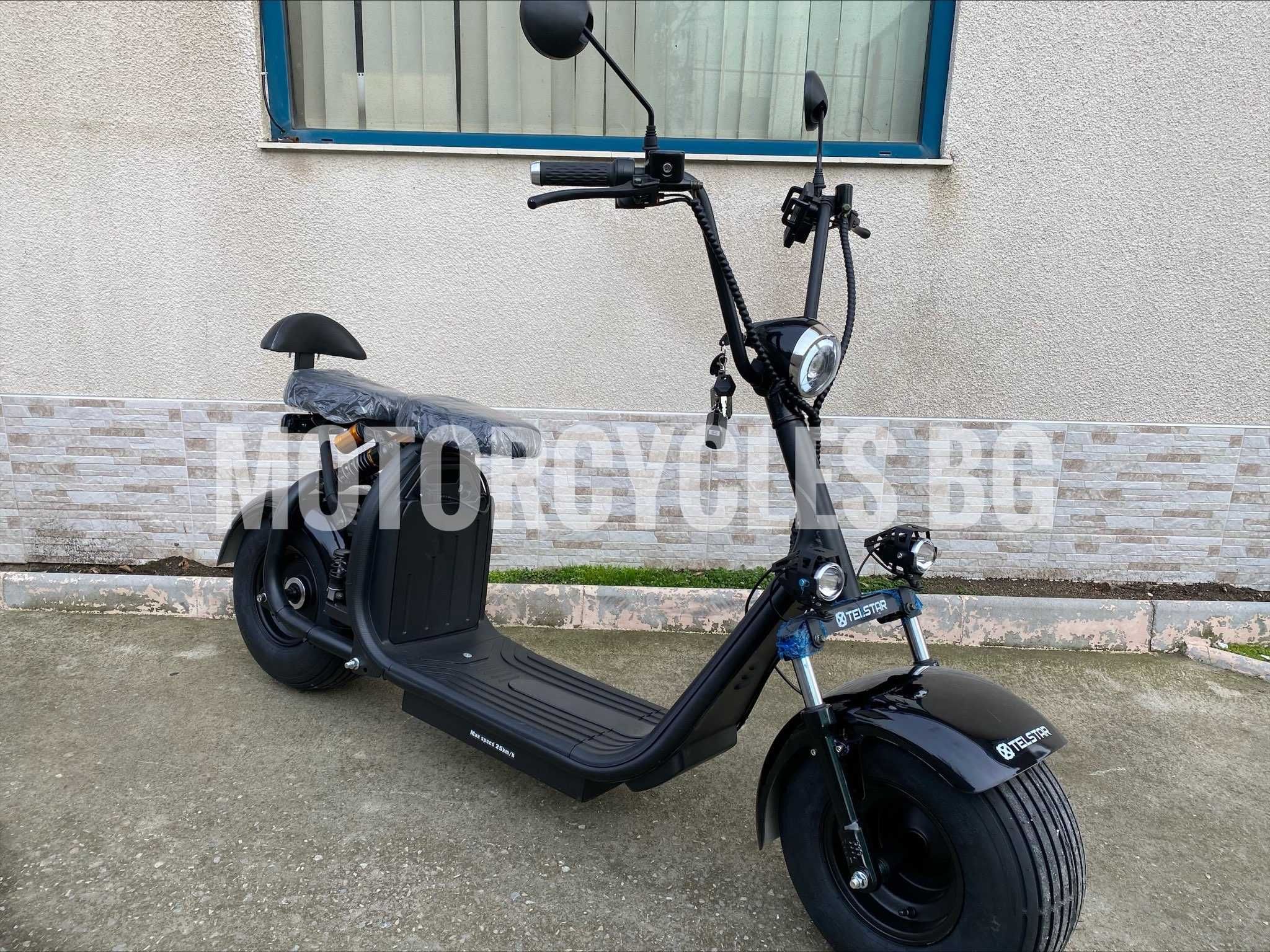 НОВО ! ! ! Скутер BIG CITY HARLEY X7 ULTRA 1500W 60V 13AH С LED 2023г.