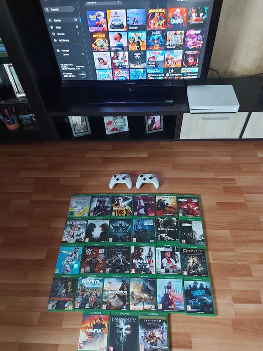 Oferta Consola Xbox One S 1TB FullBox +20 Jocuri+ 2Manete