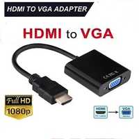 Переходник HDMI (вилка) - VGA (розетка)