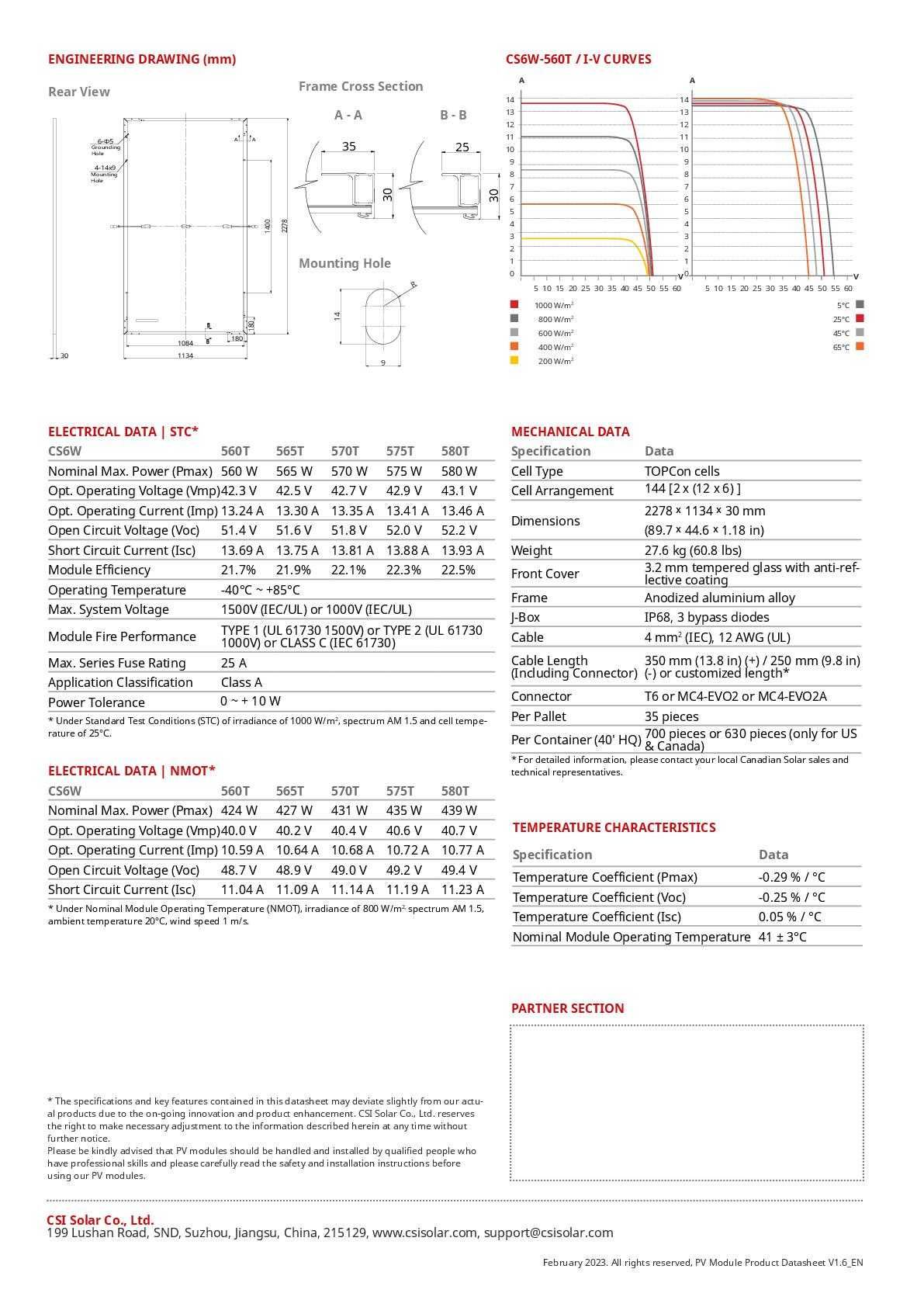 Panou Canadian Solar CS6W-570T N-TYPE TOPCON 570 WP Transport gratuit!