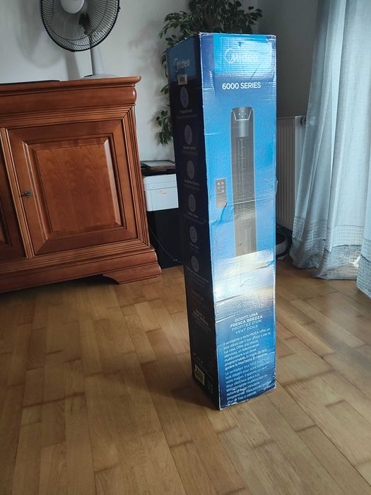 ventilator vertical cu telecomanda 500W