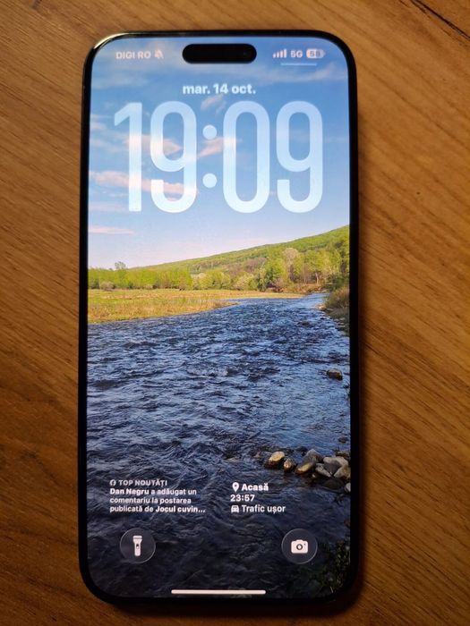 iPhone 15 Pro Max 256GB Blue Titanium – Baterie 100%, ca nou!