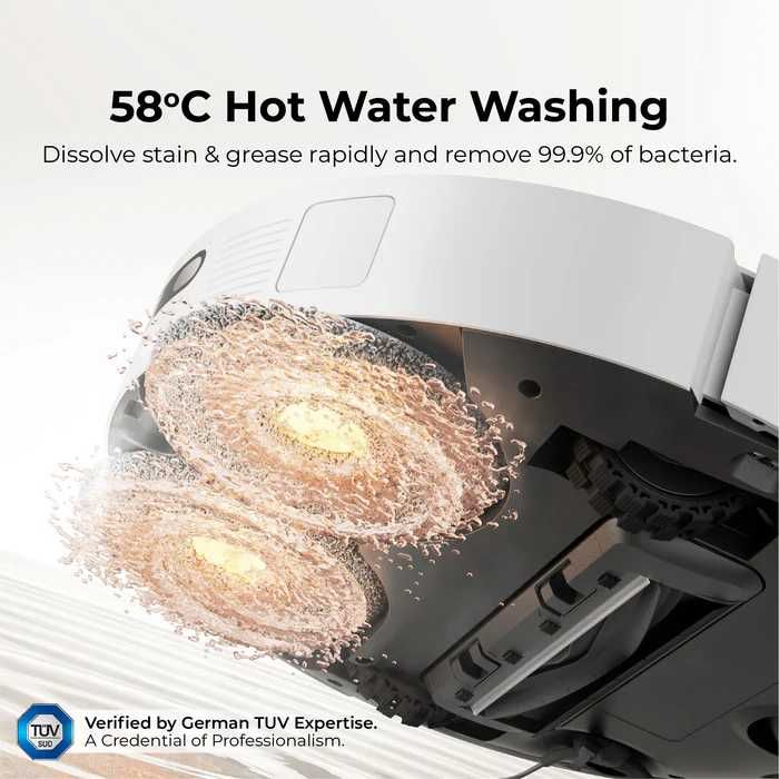 Прахосмукачка робот Dreame L10s Pro Ultra Heat с Топла вода, MopExtend