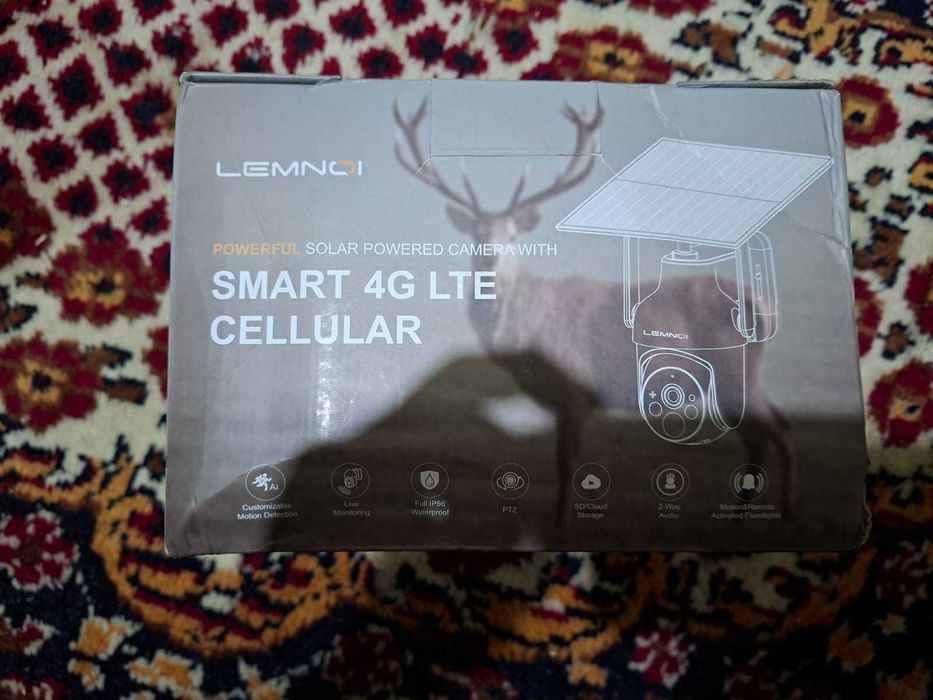 Camera de supraveghere Solara Lemno 4G LTE SIM  SD, wireless 2K