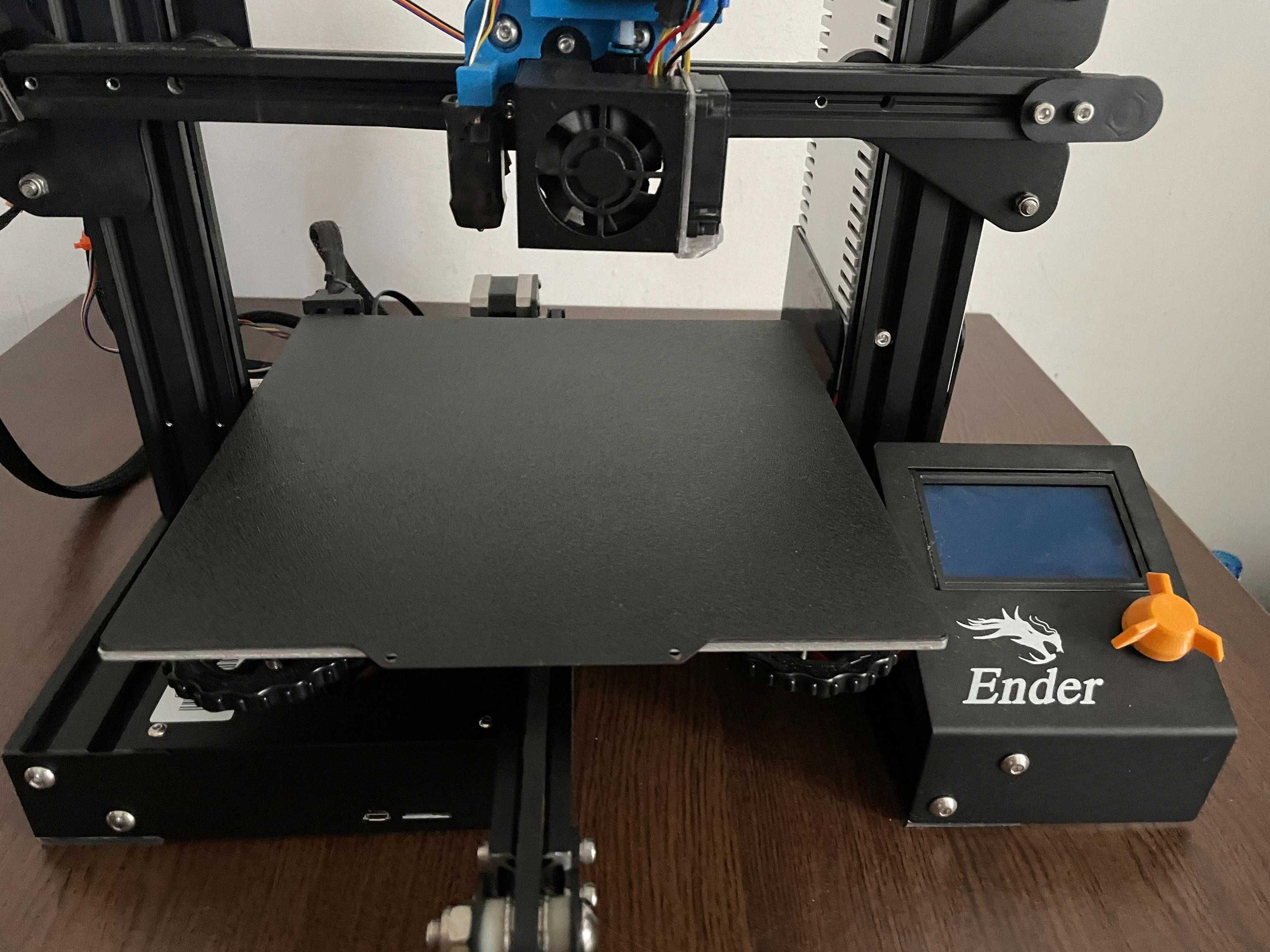 Imprimanta 3D Ender 3 upgradata cu direct drive, ABL, PEI bed