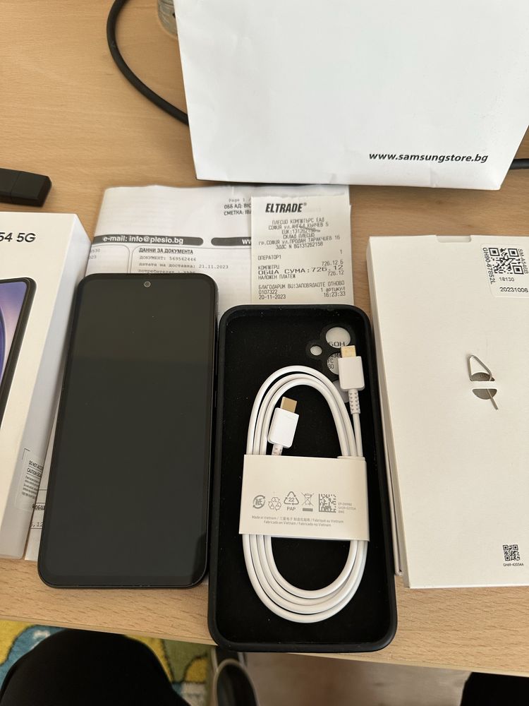Samsung A54 5G 128Gb с гаранция в перфектно състояние