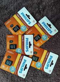 Продавам карти памет Philips micro SDHC 32GB
