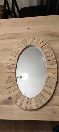 Oglinda cu rama de lemn Zara