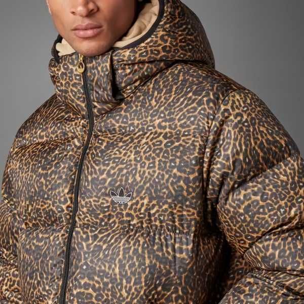 Geaca adidas SPRT Down Animal-Print Puffer Jacket, Noua, Marime L