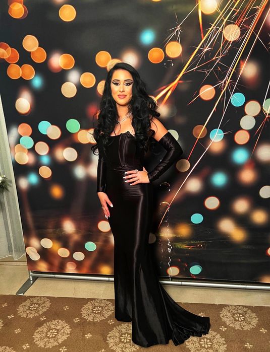 Rochie neagra lungă