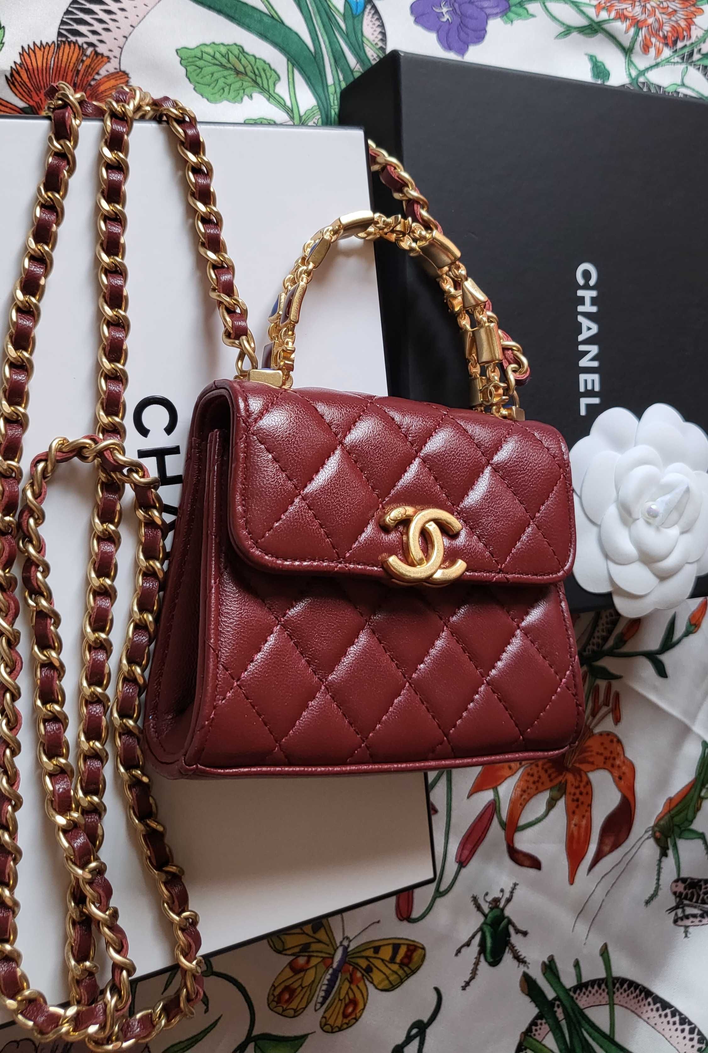 Chanel-ОРИГИНАЛИ мини чанта и колан