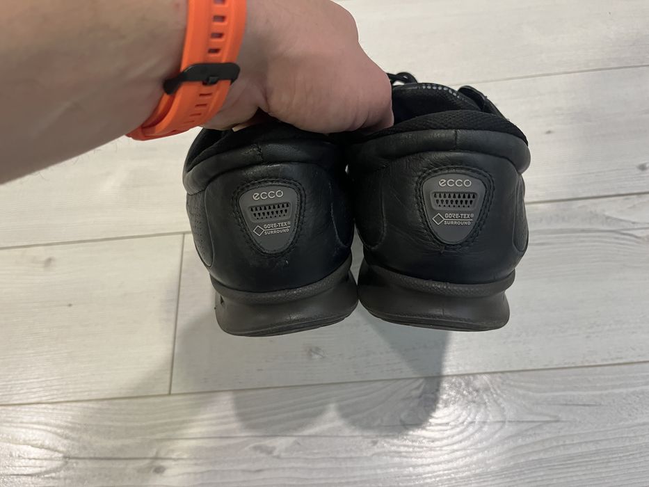 Оригинални кожени сникърси/кецове Ecco Goretex номер 46, стелка 30см