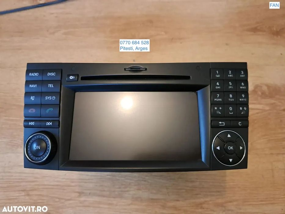 Sistem de navigatie prin satelit radio cd player comanda APS NTG 2/2.5 pentru E-cl W211 CLS W219 SLK R171 CLK W209